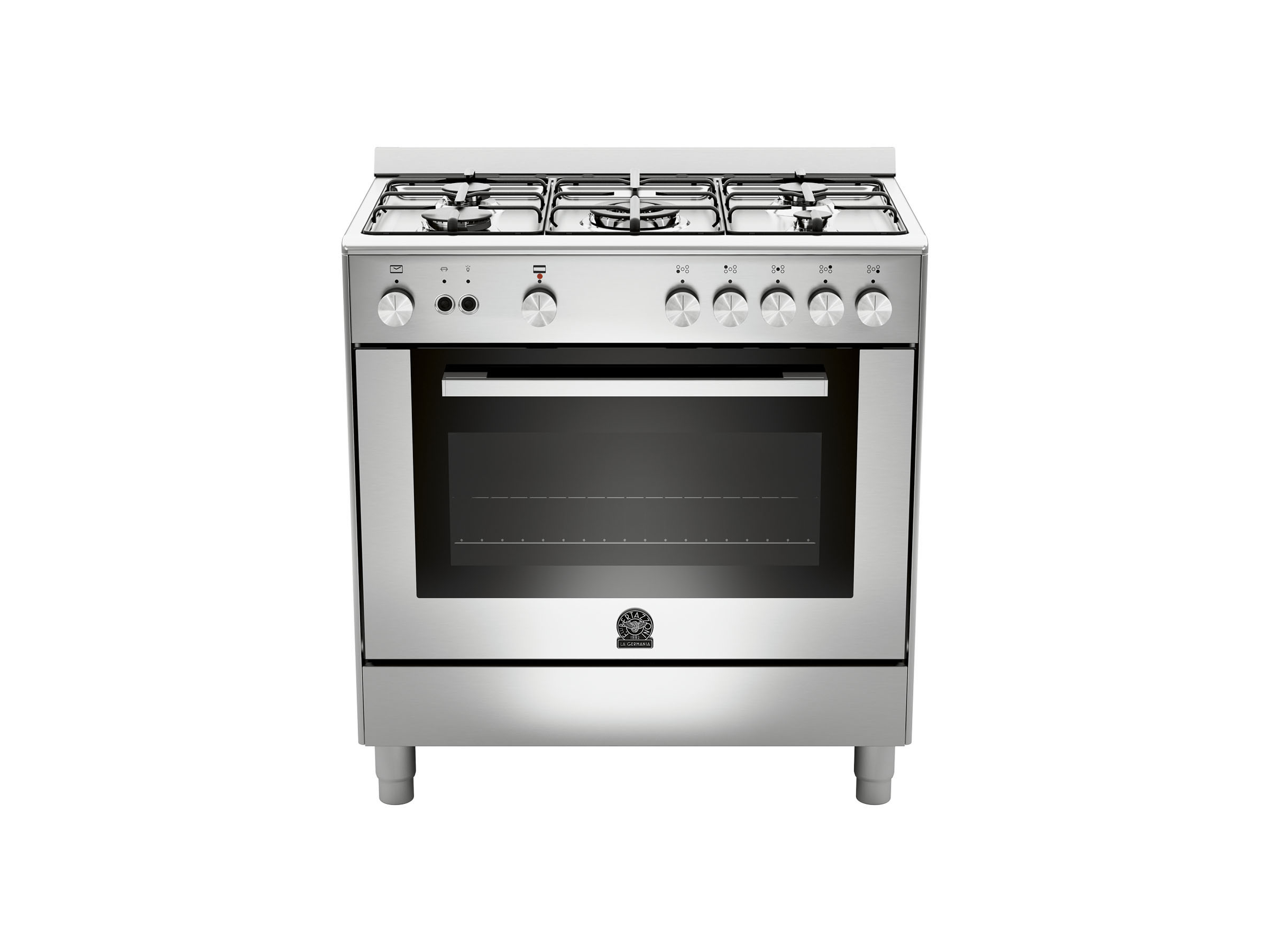 80x50 5-Burners Gas Oven Electric Grill CX | Bertazzoni La Germania - Stainless